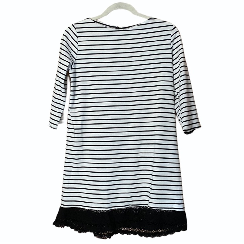 Free People Black and White Striped Tunic/Dress Size Small
